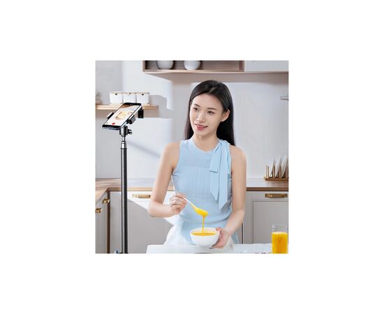 Штатив RTAKO RLD-001 1.7M Matte Carbon Steel Tripod Black (6975068278620), изображение 2