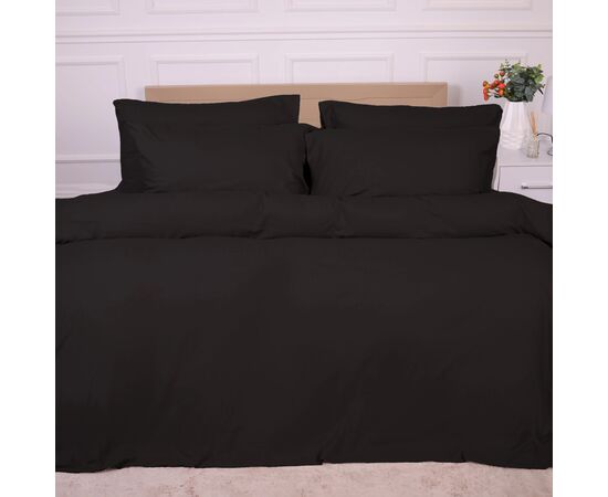 Постельное белье MirSon 002 Black Фланель 2 x 160 x 220 Семейный Евро (2200009648281), изображение 6