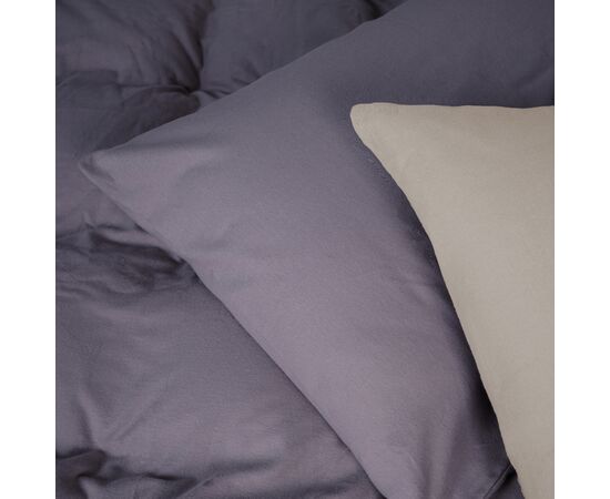 Постільна білизна MirSon 004-001 Cappuchino/Ash grey Фланель 2 x 160 x 220 Сімейний Євро (2200009658501), зображення 3