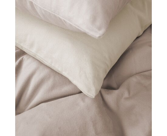 Постільна білизна MirSon 007-004 Milk/Cappuchino Фланель 2 x 160 x 220 Сімейний Євро (2200009659461), зображення 5