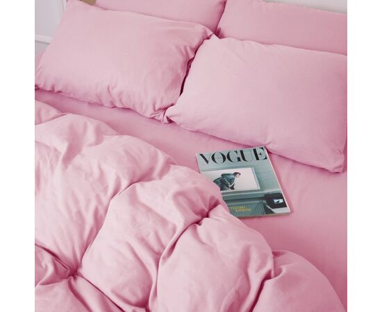 Постільна білизна MirSon 008 Pink Фланель 2x143x210 Сімейний (2200009651182), зображення 11