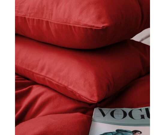 Постельное белье MirSon 009 Red Фланель 2x143x210 Семейный (2200009651663), изображение 3