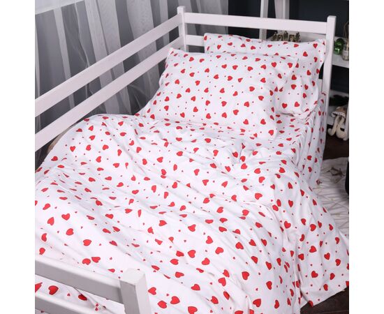 Постельное белье MirSon 015 Love Фланель 2x143x210 Семейный (2200009652653), изображение 3