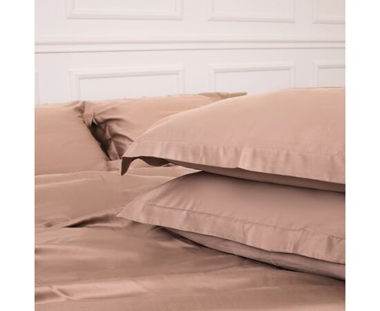 Постельное белье MirSon Tencel №03 Creamy 200 x 220 Евро (2200009369070), изображение 4