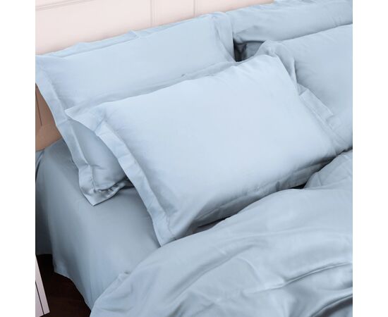 Постільна білизна MirSon Tencel №04 Blue 2x160x220 Сімейний Євро (2200009369575), зображення 8