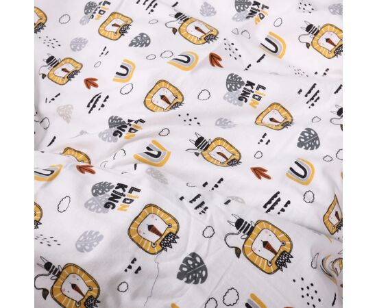 Постільна білизна MirSon 014 Lion Фланель 220x240 King Size (2200009655074), зображення 4