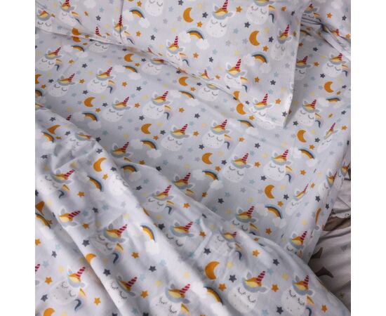 Постельное белье MirSon 018 Unicorn Фланель 220x240 King Size (2200009656040), изображение 4