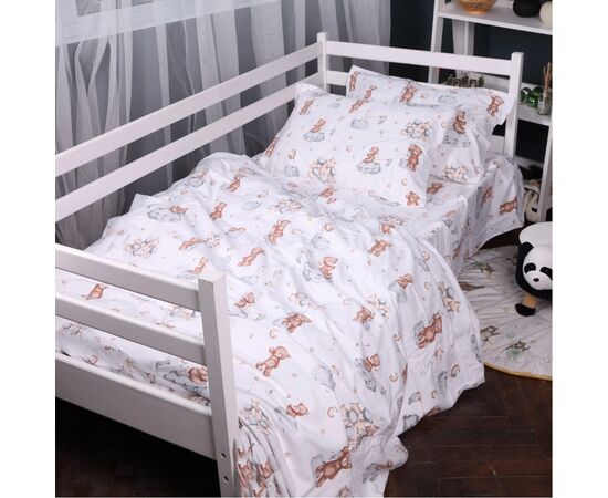 Постельное белье MirSon 010 Teddy ballons Фланель 160x220 Полуторный Евро (2200009654091)