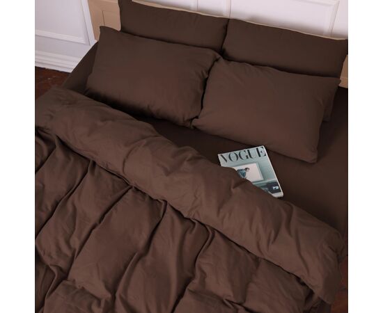 Постельное белье MirSon 003 Brown Фланель 143х210 Полуторный (2200009648700), изображение 5