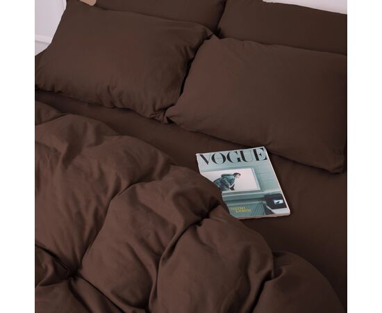 Постільна білизна MirSon 003 Brown Фланель 175х210 Двоспальний (2200009648731), зображення 11