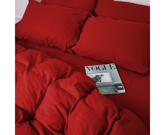 Постільна білизна MirSon 009 Red Фланель 200х220 Євро (2200009651656), зображення 11