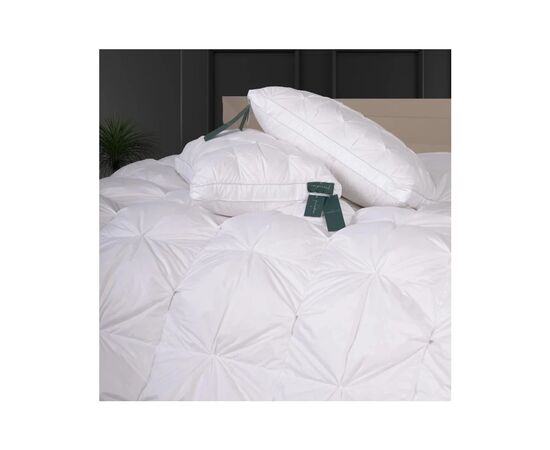 Одеяло MirSon Набор №10002 Imperial Brilliance Одеяло всесезонное Полуторное 140х205 Гусиный пух + подушка 50х (2200010810448), изображение 2