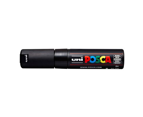 Маркер UNI Posca, 4,5-5,5мм, черный (PC-7M BLACK), изображение 2