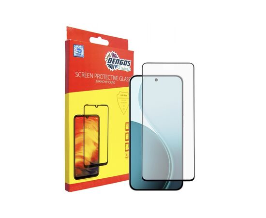 Стекло защитное Dengos Full Glue OPPO Reno14 5G Black (TGFG-418)