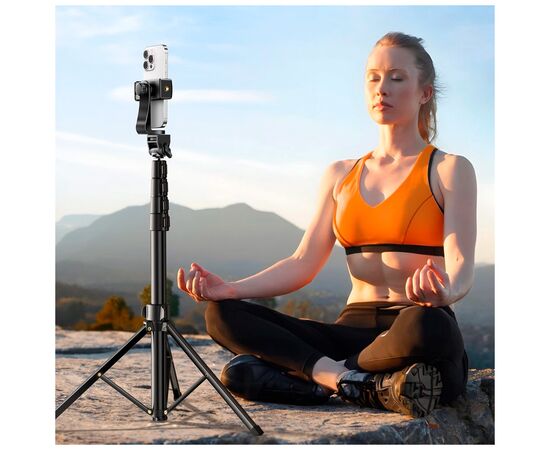 Штатив Ugreen LP680 Selfie Stick Tripod with Bluetooth Remote Black (15609), зображення 10