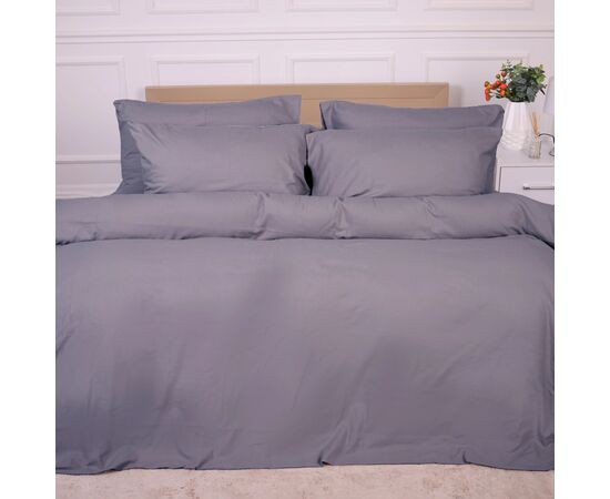 Постільна білизна MirSon 001 Ash grey Фланель 2 x 160 x 220 Сімейний Євро (2200009648137), зображення 4