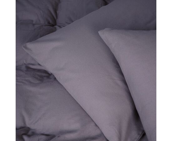 Постільна білизна MirSon 001 Ash grey Фланель 2 x 160 x 220 Сімейний Євро (2200009648137), зображення 7