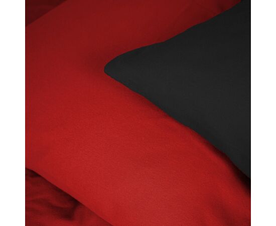 Постельное белье MirSon 002-009 Black/Red Фланель 2 x 160 x 220 Семейный Евро (2200009656576), изображение 4