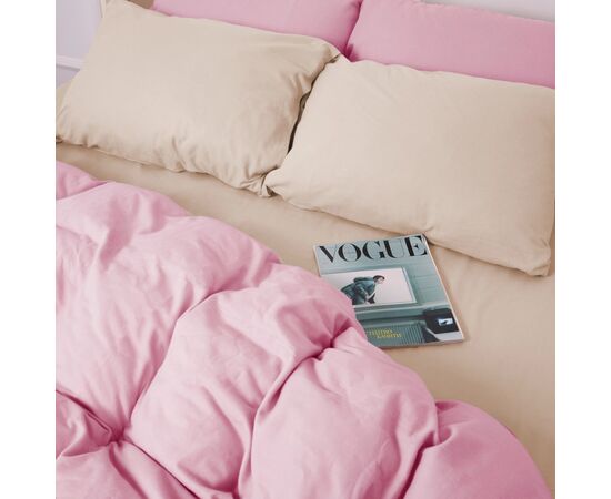 Постільна білизна MirSon 007-008 Milk/Pink Фланель 2 x 160 x 220 Сімейний Євро (2200009659959), зображення 4