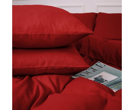 Постельное белье MirSon 009 Red Фланель 2 x 160 x 220 Семейный Евро (2200009651670), изображение 4