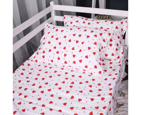 Постільна білизна MirSon 015 Love Фланель 2 x 160 x 220 Сімейний Євро (2200009652660), зображення 6