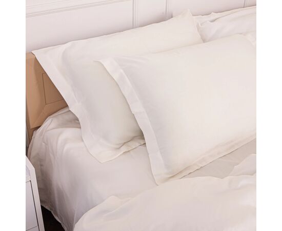 Постільна білизна MirSon Tencel №01 White 2x143x210 Сімейний (2200009368431), зображення 4