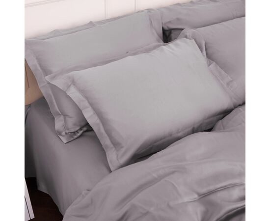 Постільна білизна MirSon Tencel №06 Gray 220x240 King Size (2200009370496), зображення 5