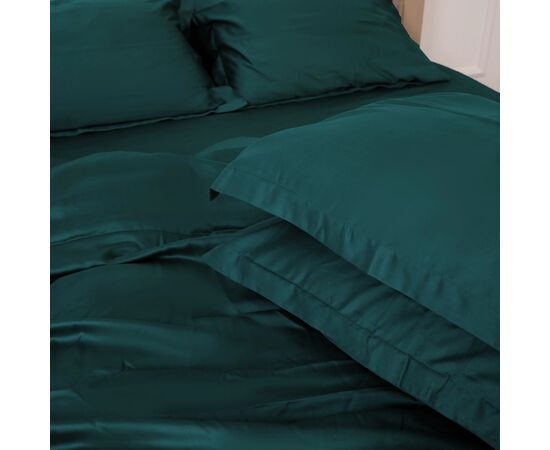 Постільна білизна MirSon Tencel №07 Emerald 2x160x220 Сімейний Євро (2200009371011), зображення 3