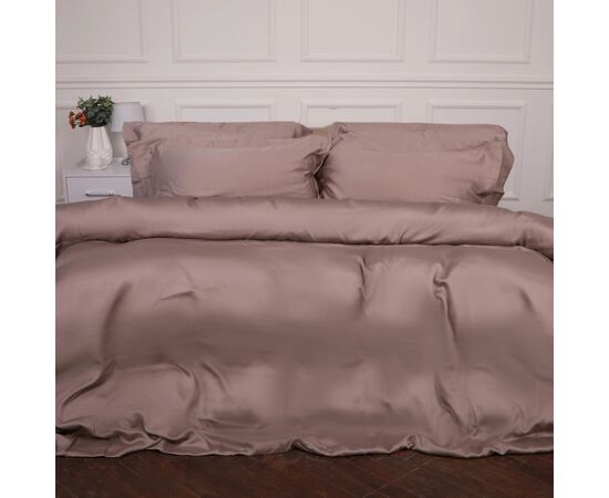 Постільна білизна MirSon Tencel №08 Beige 143х210 полуторний (2200009637117)