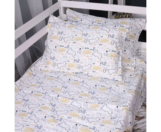 Постельное белье MirSon 011 Dino Фланель 143х210 полуторный (2200009654572), изображение 6