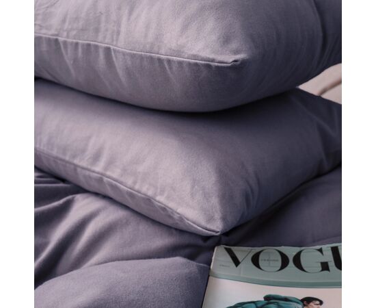 Постельное белье MirSon 001 Ash grey Фланель 220х240 King Size (2200009648175), изображение 5