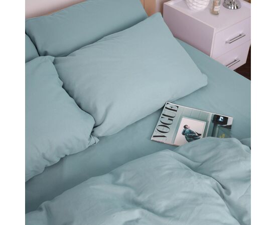 Постельное белье MirSon 006 Menthol Фланель 220х240 King Size (2200009650178), изображение 11