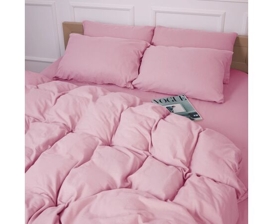 Постельное белье MirSon 008 Pink Фланель 175х210 Двуспальный (2200009651168), изображение 12