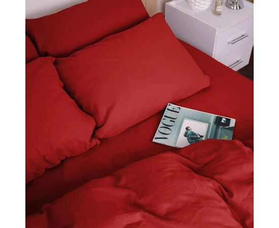 Постільна білизна MirSon 009 Red Фланель 175х210 Двоспальний (2200009651649), зображення 10