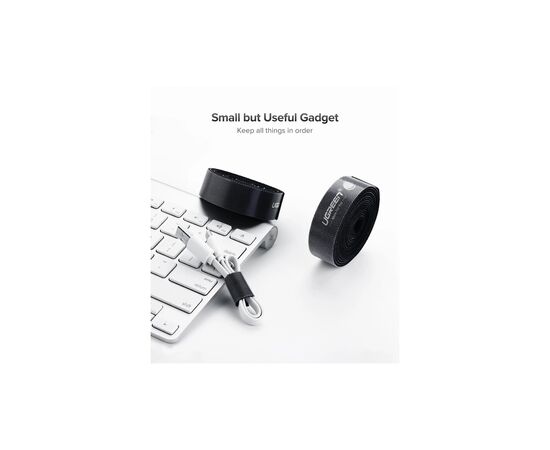 Набор для крепления лента-липучка LP124 20mm Cable Tie Band 2m Black Ugreen (40354), изображение 4