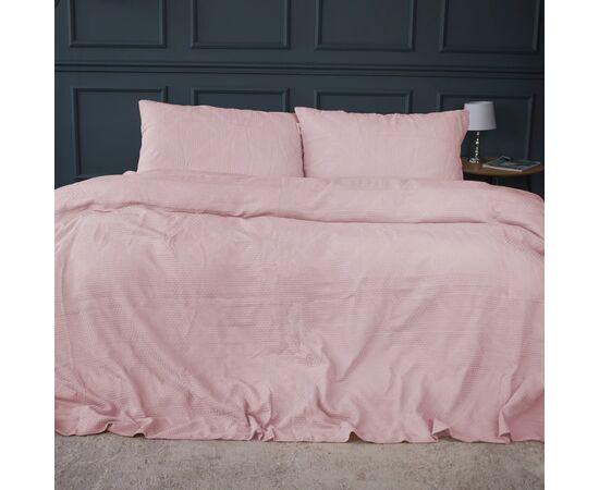 Постільна білизна MirSon №20-00 Waffle Powder 175х210 двоспальний (2200011032344)