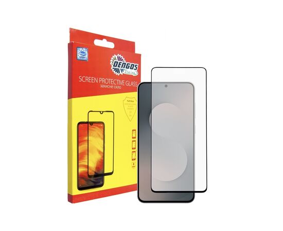 Стекло защитное Dengos Full Glue Samsung Galaxy S25 FE Black (TGFG-417)