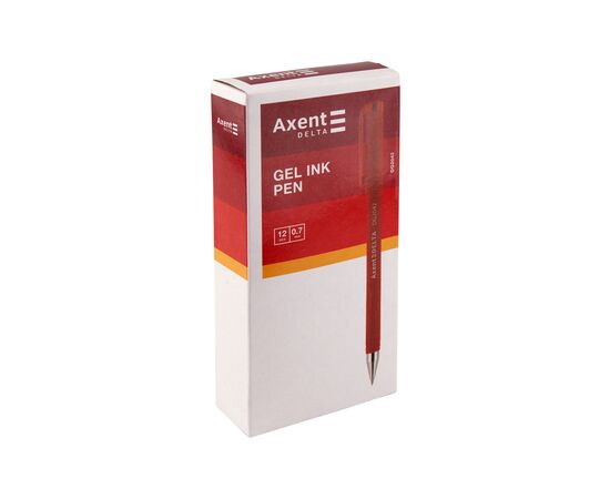 Ручка гелева Axent Delta by Axent Червона 0.7 мм (DG2042-06), зображення 2