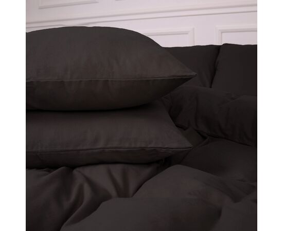 Постельное белье MirSon 002 Black Фланель 2x143x210 Семейный (2200009648274), изображение 4