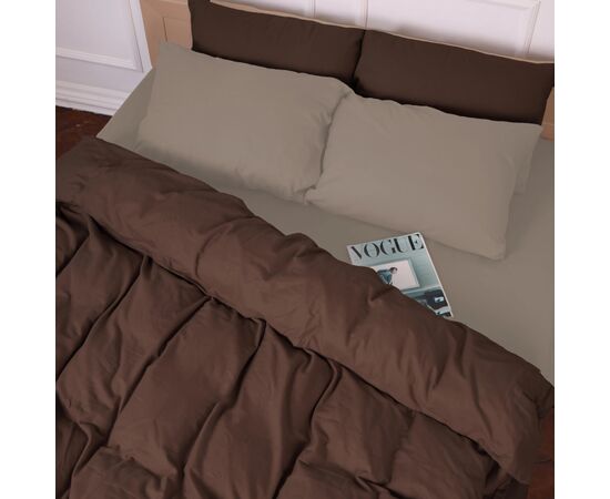Постільна білизна MirSon 004-003 Cappuchino/Brown Фланель 2 x 160 x 220 Сімейний Євро (2200009658020), зображення 7