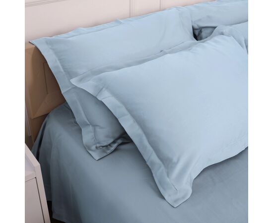 Постельное белье MirSon Tencel №04 Blue 143х210 полуторный (2200009369513), изображение 5