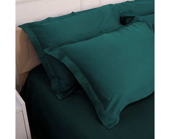 Постільна білизна MirSon Tencel №07 Emerald 200x220 Євро (2200009370991), зображення 9