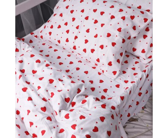 Постільна білизна MirSon 015 Love Фланель 220x240 King Size (2200009652622), зображення 5