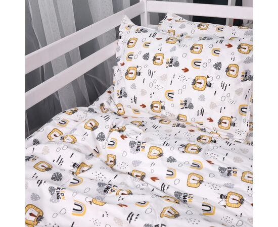 Постельное белье MirSon 014 Lion Фланель 160x220 Полуторный Евро (2200009655067), изображение 2