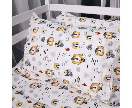 Постельное белье MirSon 014 Lion Фланель 160x220 Полуторный Евро (2200009655067), изображение 5