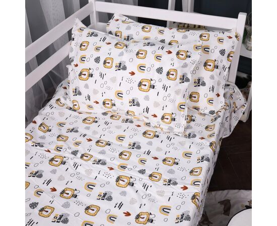 Постельное белье MirSon 014 Lion Фланель 160x220 Полуторный Евро (2200009655067), изображение 6