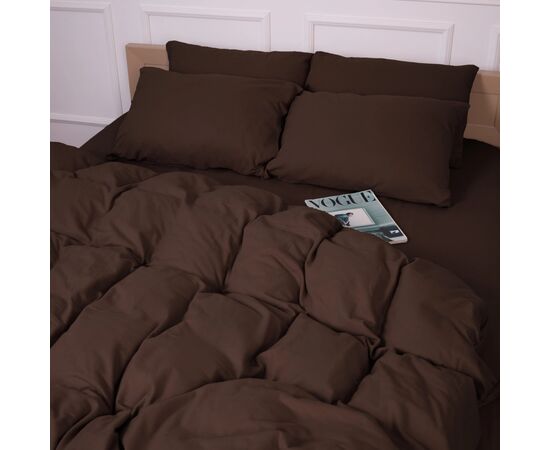 Постільна білизна MirSon 003 Brown Фланель 200х220 Євро (2200009648748), зображення 12