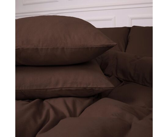 Постільна білизна MirSon 003 Brown Фланель 200х220 Євро (2200009648748), зображення 6