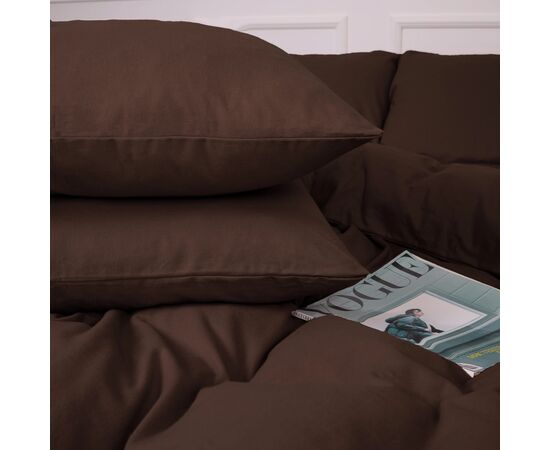 Постільна білизна MirSon 003 Brown Фланель 220х240 King Size (2200009648724), зображення 4