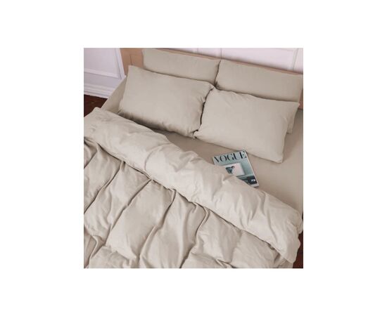 Постельное белье MirSon 004 Cappuchino Фланель 220х240 King Size (2200009649202), изображение 3